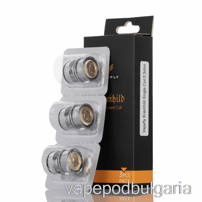 Vape Течности Vapefly Kriemhild резервни бобини 0.3ohm Ka1 единични мрежести бобини